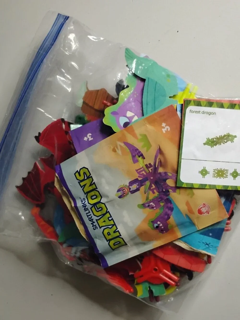 Wendy's Smartlinks Dragons Lot of 6 Toys 2020